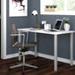 Universel Table Desk with Square Metal Legs - In 4 Colours