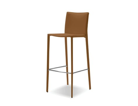 Zak Counter Stool Full Leather Wrap (Set of 2) - In 4 Colours