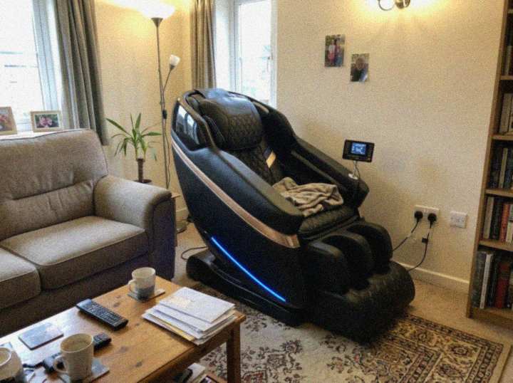 Customer photo of the Bliss Pro massage chair at home