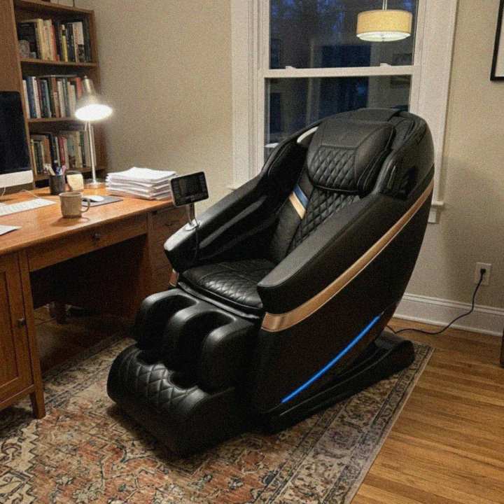 Customer photo of the Bliss Pro massage chair at home
