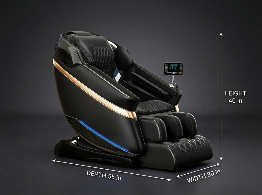 Bliss Pro massage chair dimensions