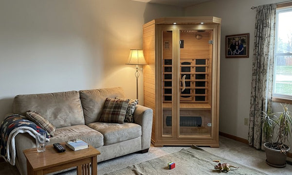 Priya K.'s Haven Heat sauna at home