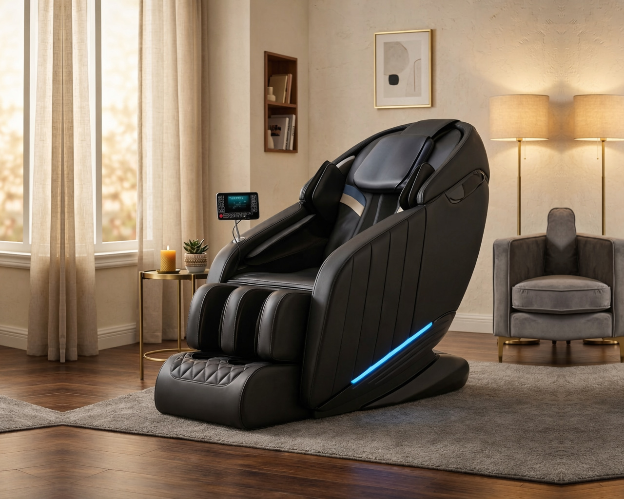 Serenity Leather Heated Massage Chair