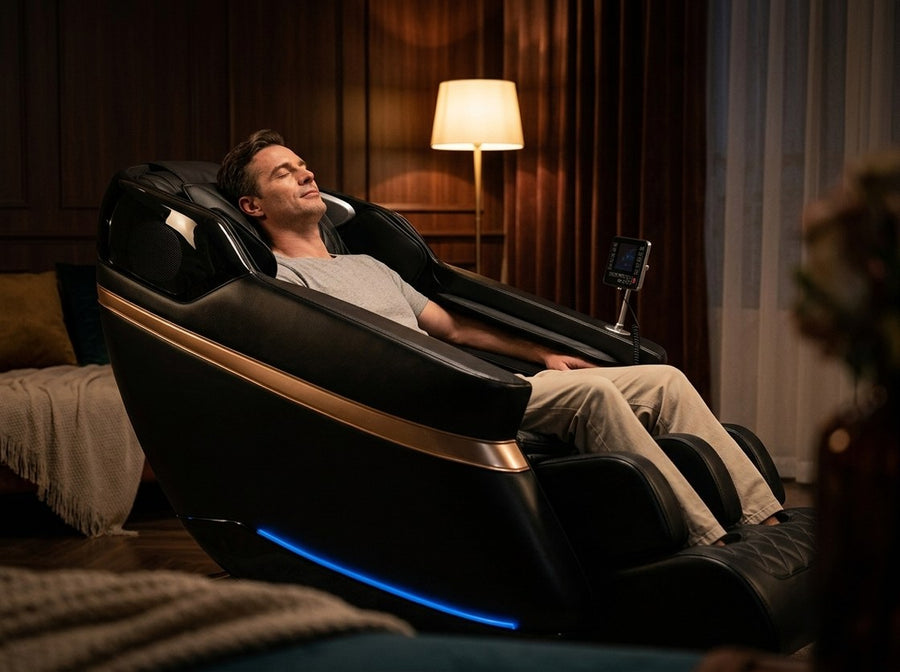 The Bliss Pro waiting in a warm living room at the end of the day