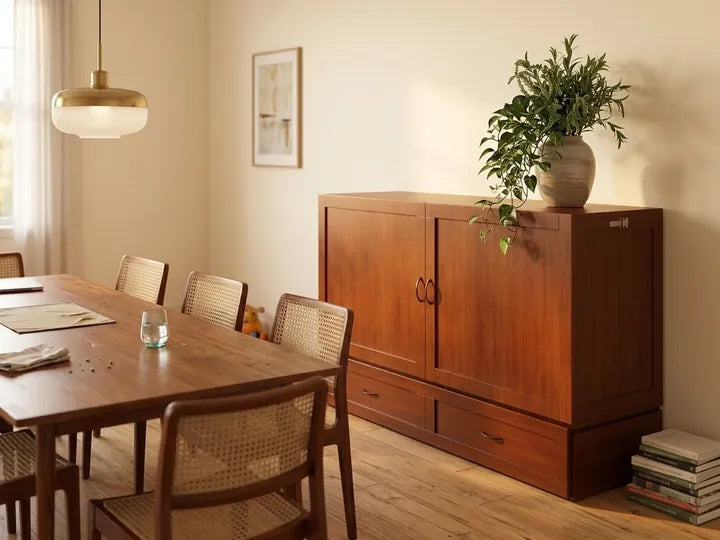 Olivia cabinet bed in a dining room