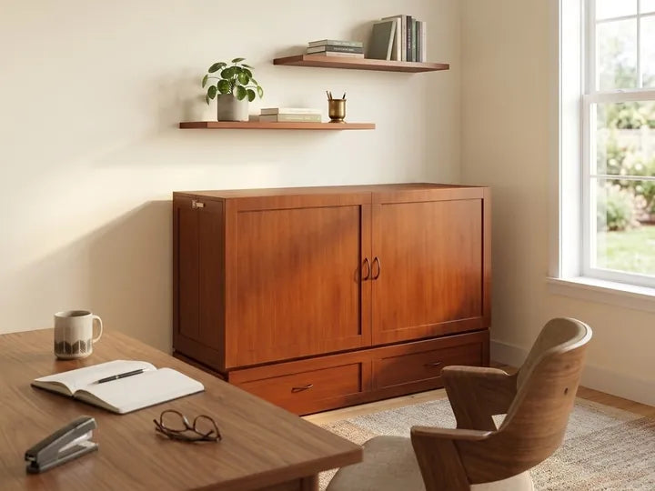 Olivia cabinet bed in a home office
