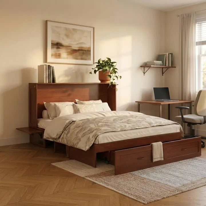 Olivia open bed in a home office